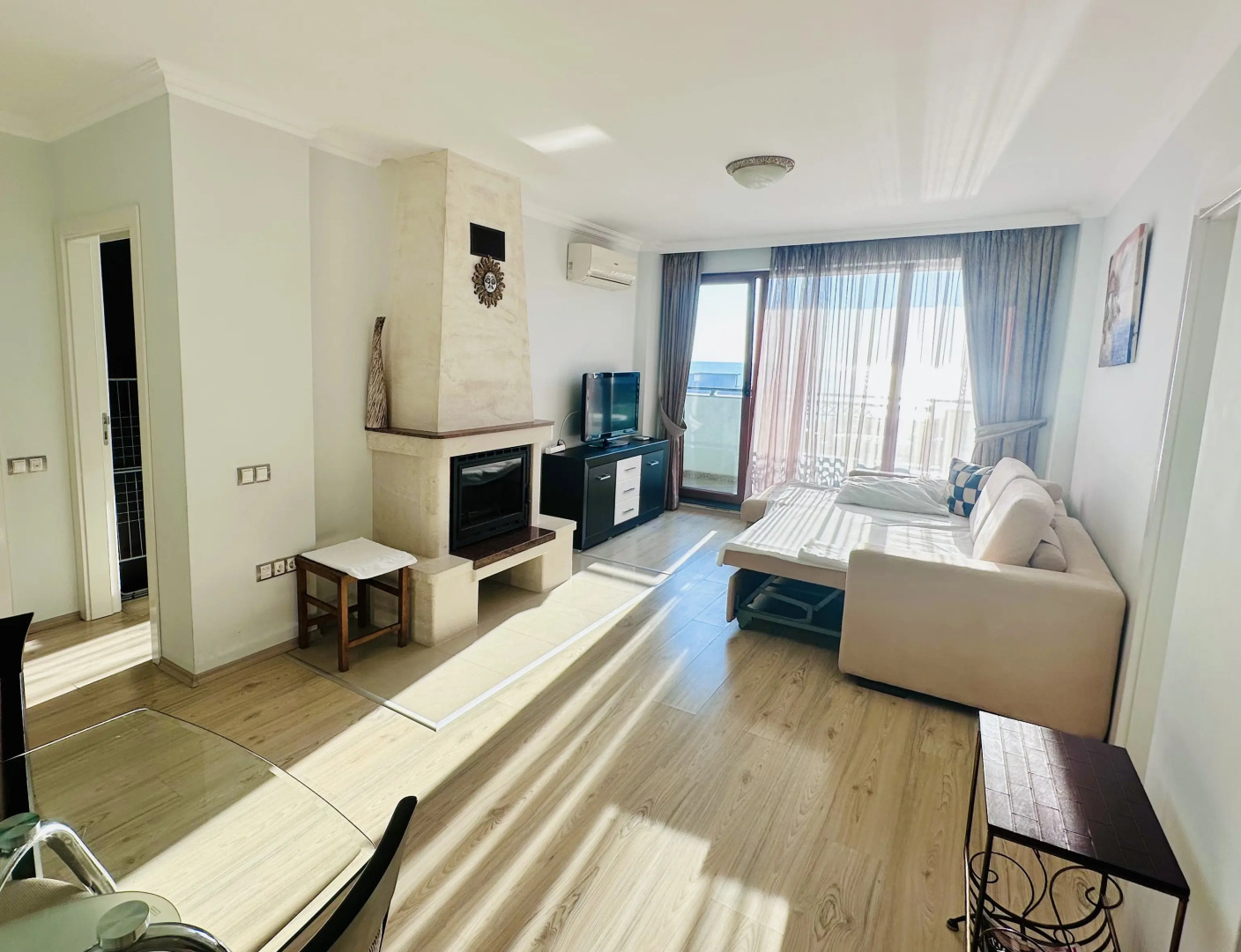 Апартаменты с видом на море рядом с пляжем