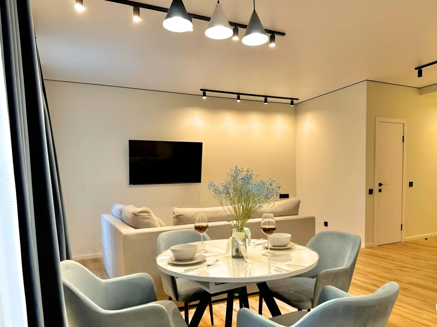 Апартаменты евродвушка рядом с Центром и Речным портом