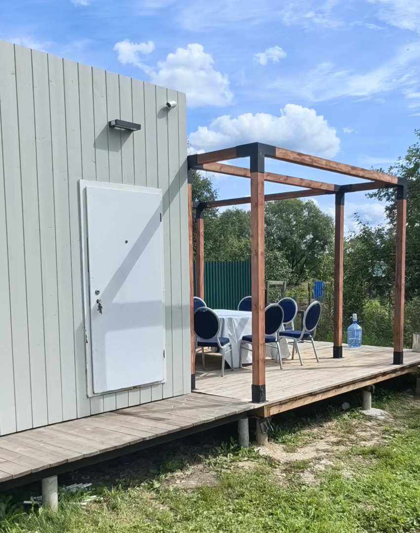 Частный дом с зоной Барбекю