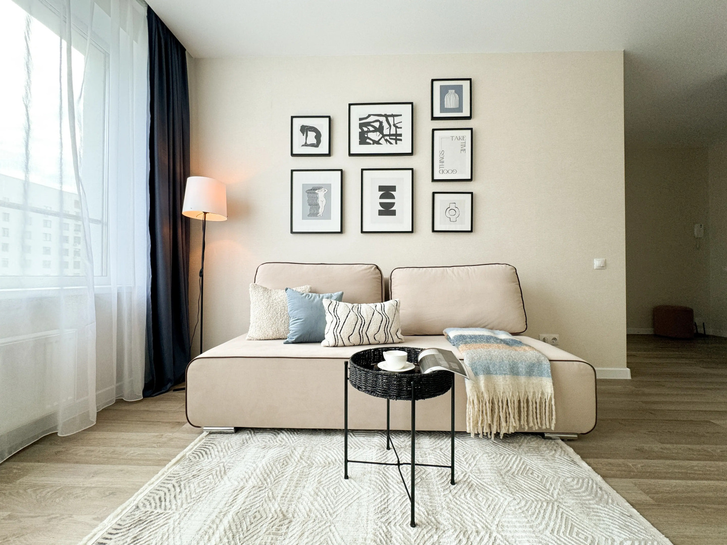 Квартира Евродвушка в пяти минутах от Аквапарка Лето Лето