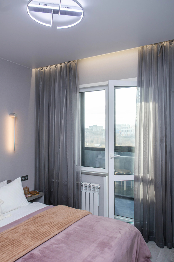 Апартаменты Unique Apart Одри с панорамным видом на город и Московскую площадь на Терешковой 16