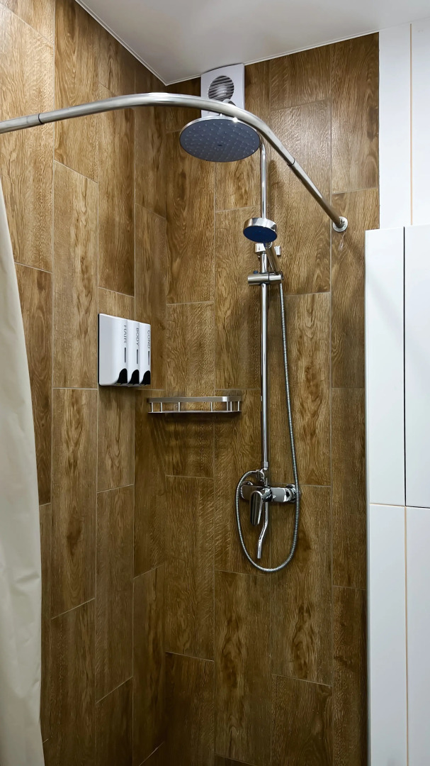 Квартира студия в голубых тонах