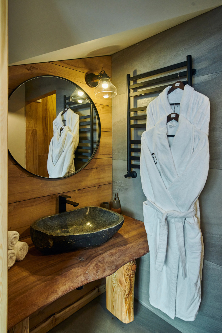 Шале Кедр 760, 5 спален, 12 гостей с бассейном и баней