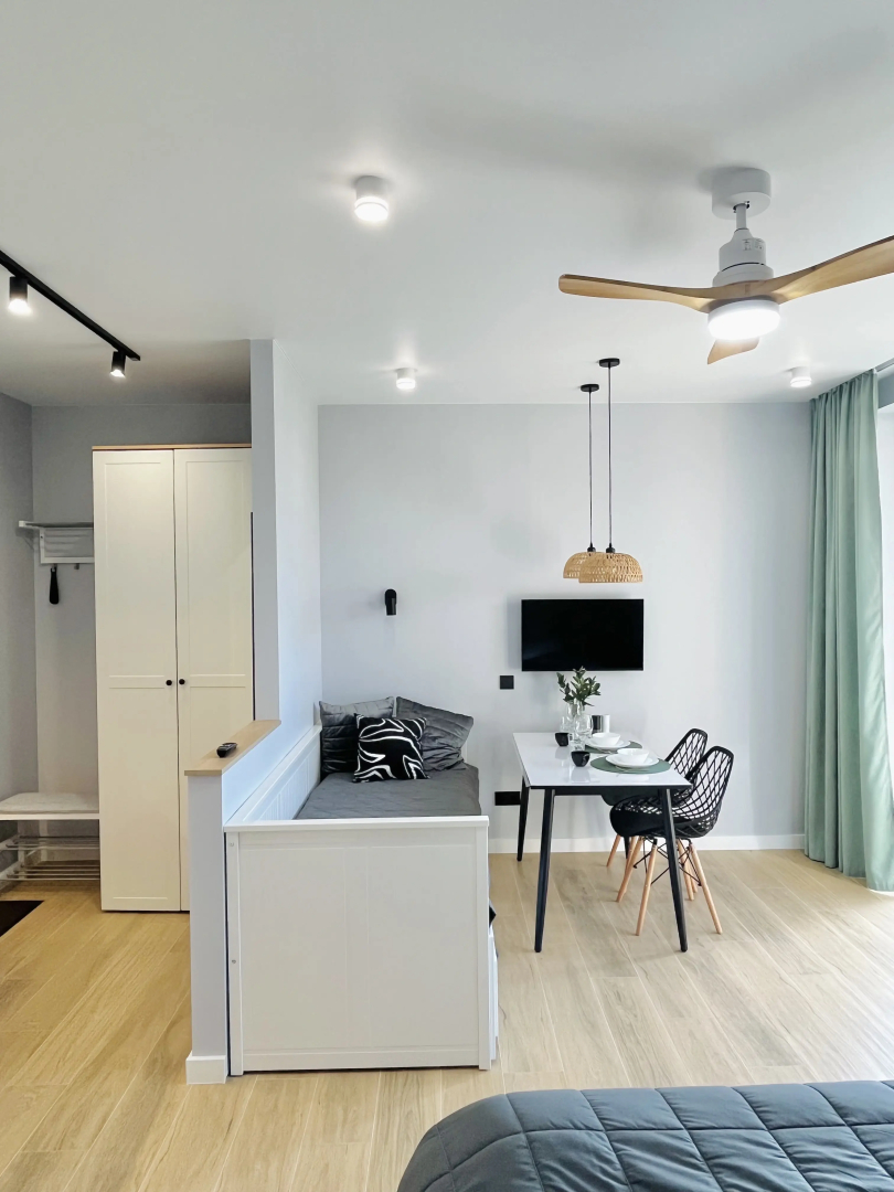 Квартира Студия Nordlys с террасой и мангалом