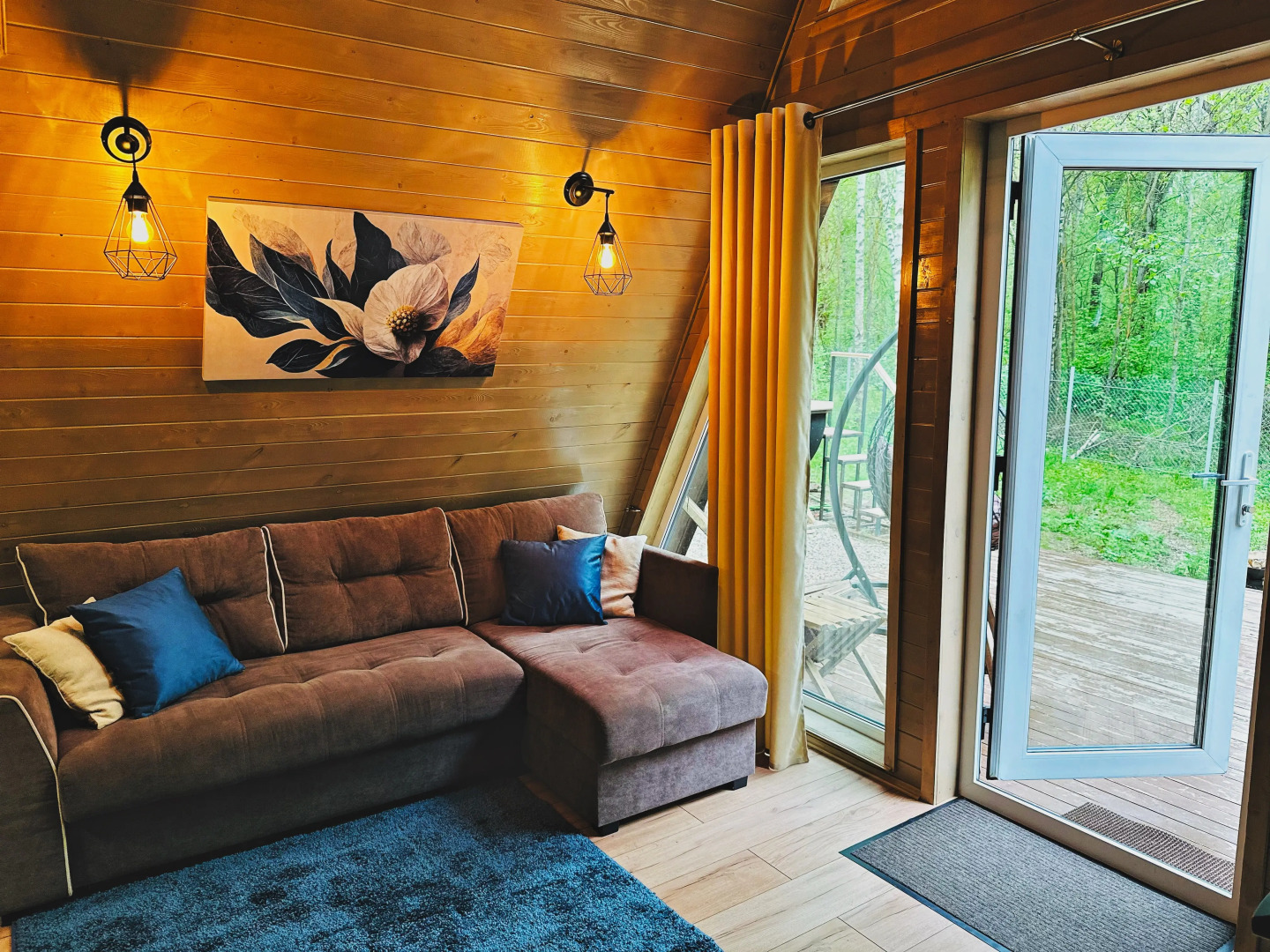 Частный дом А-фрейм Микс