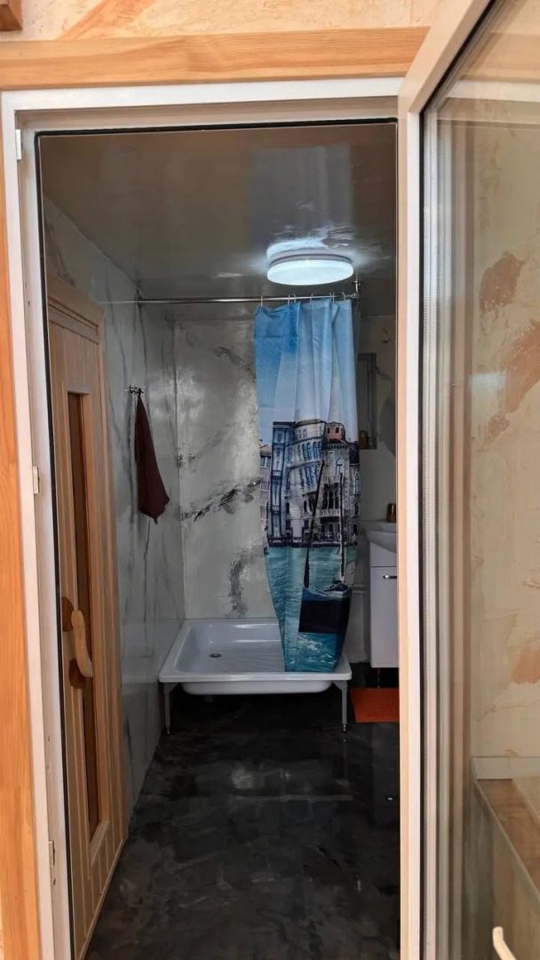 Частный дом Уютный Афрейм с сауной