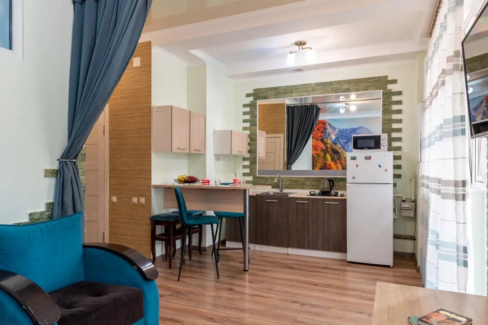 Апартаменты с балконом в Терсколе