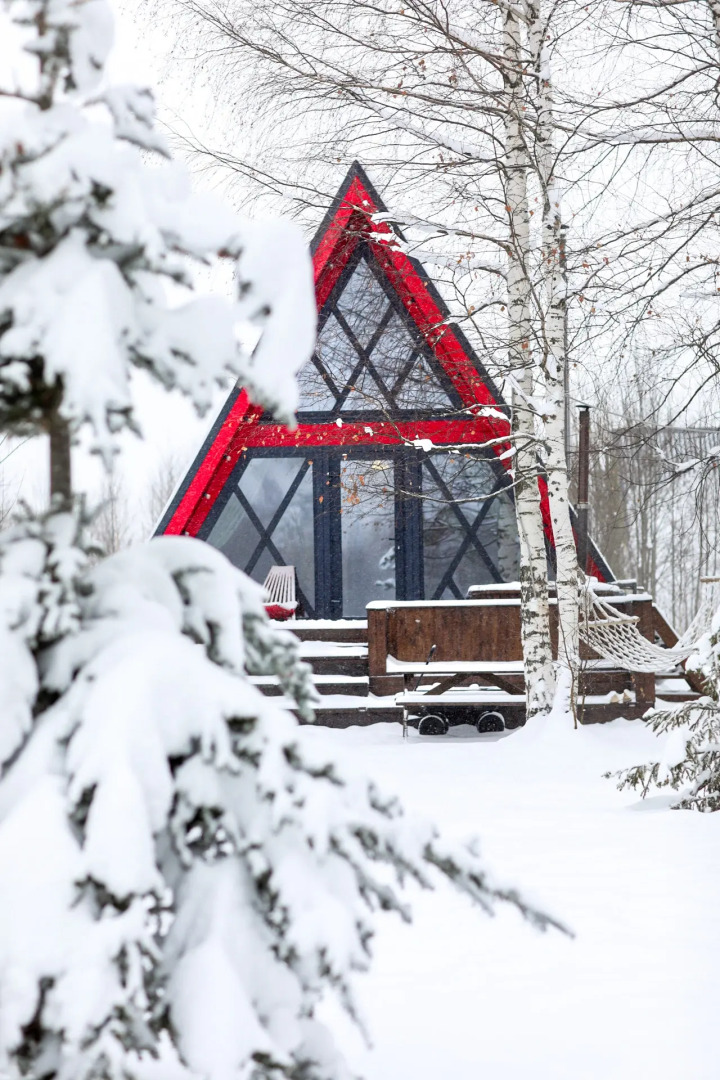 Глэмпинг А у реки