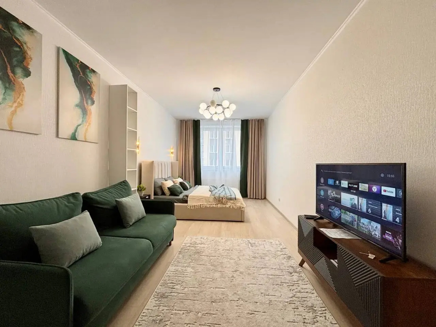 Квартира Современная однокомнатная для 4х-гостей