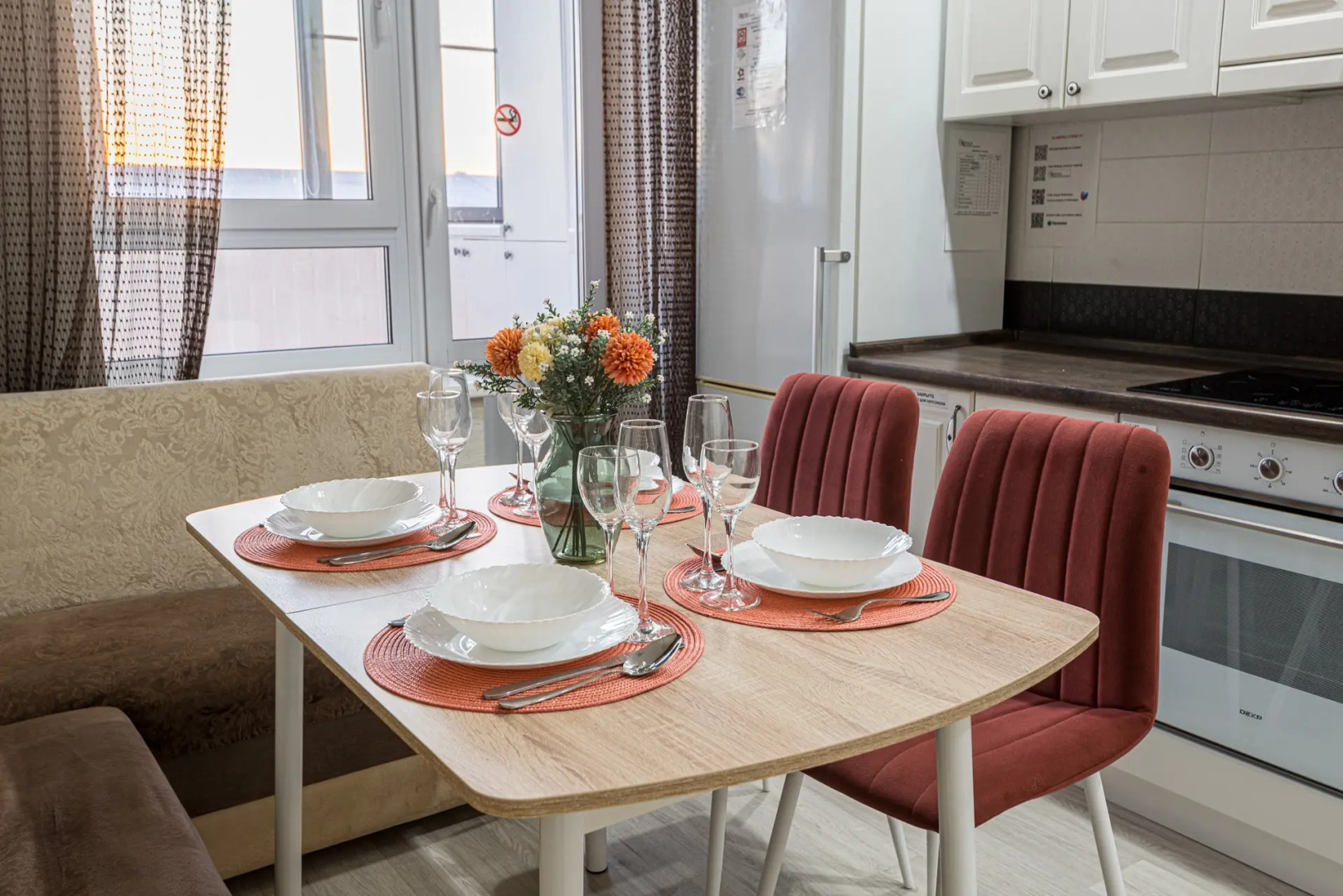 Квартира 1-к в центре рядом с ТЦ Мега Молл от RentAp 5 сп.мест