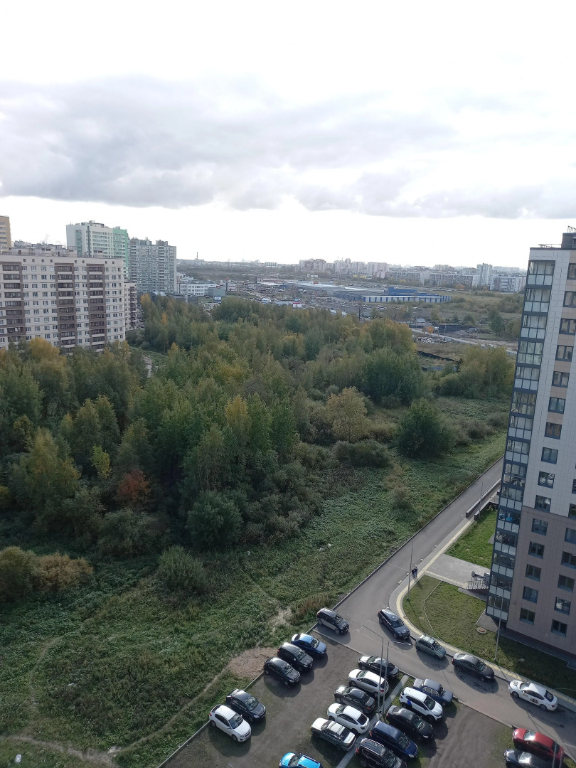 Квартира Уютная Студия с Видом на Санкт Петербург