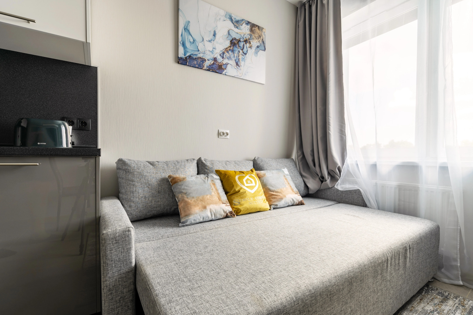 Апартаменты GLOBALSTAY. Новая 3-хкомн квартира с Сауной в доме Бизнес Класса ЖК Терра