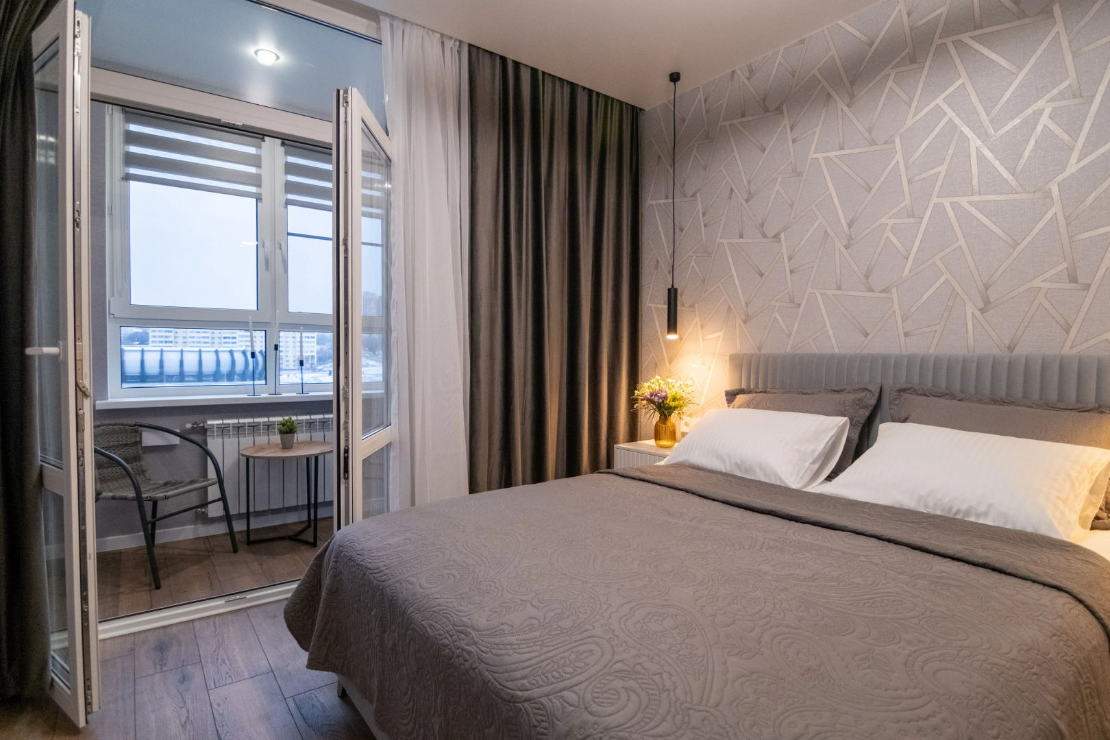 Апартаменты стильная на троих