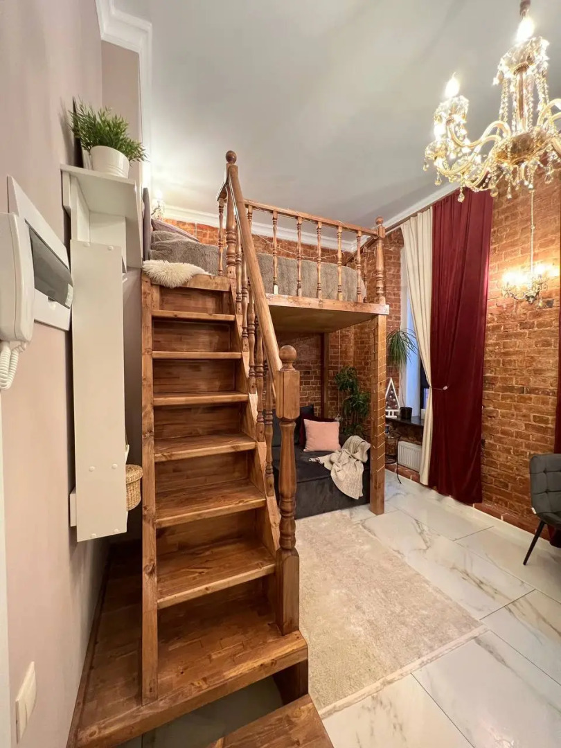 Апартаменты Loft Retro Lucky Room у метро Бауманская