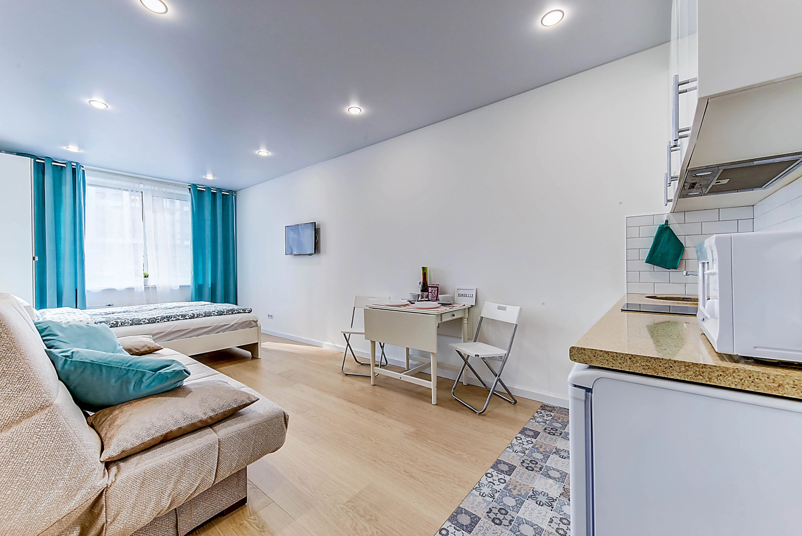 Квартира Blue Curtains Studio