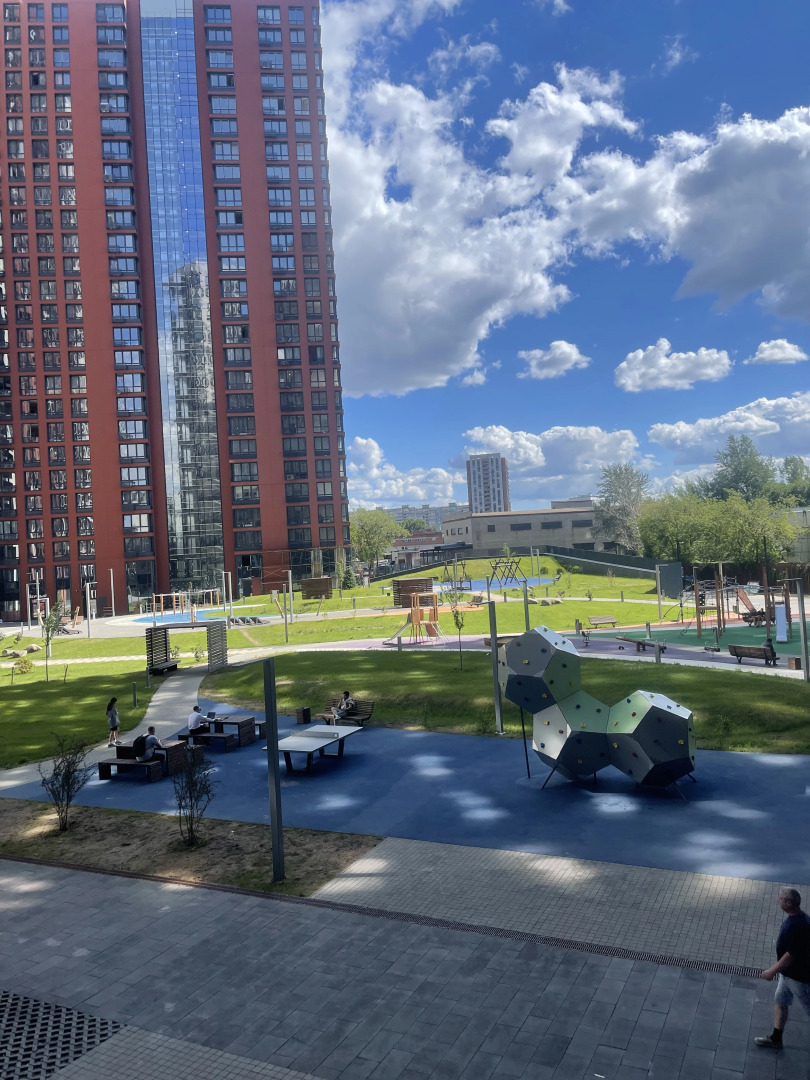 Квартира cтильная с панорамным видом на Moscow City, рядом с метро