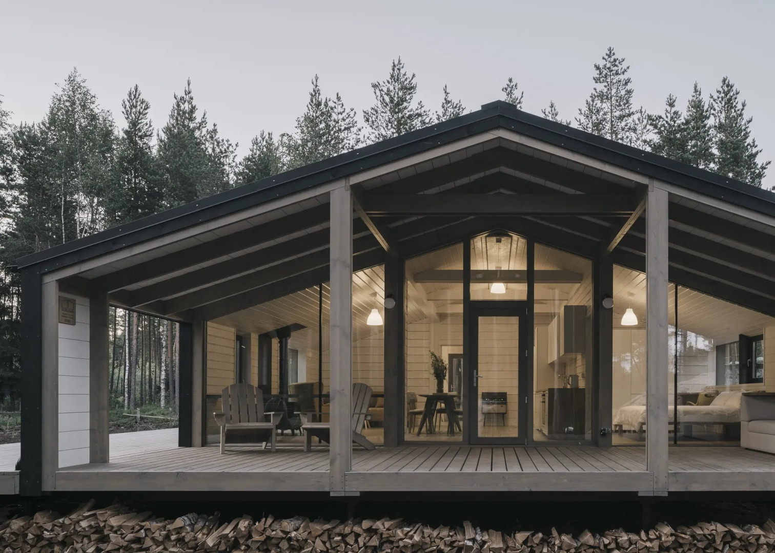 Гостевой дом Загородный дом с просторной террасой и баней