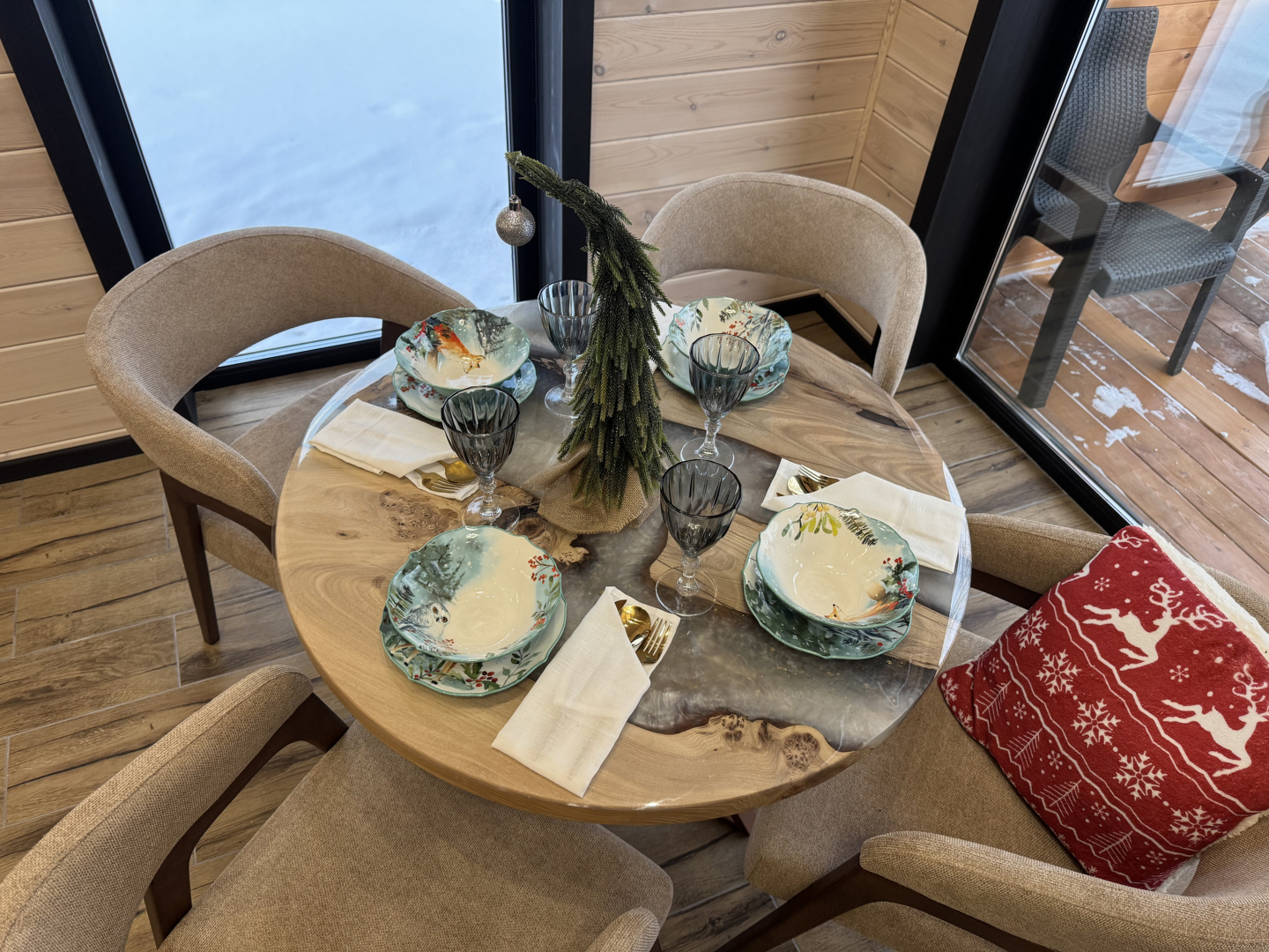 Гостевой дом Барн & Чан Современный дом с фурако в новом поселке