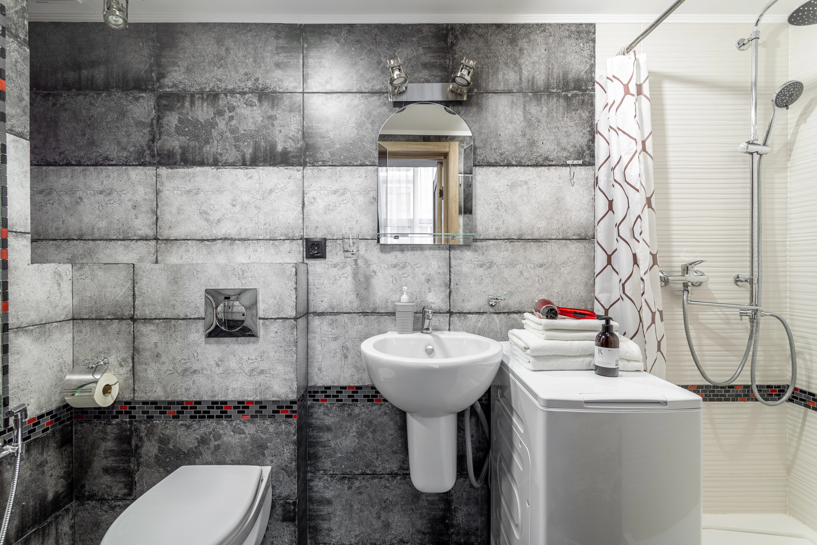 Апартаменты Двухэтажные в Стиле Гранж от Home Group apartments