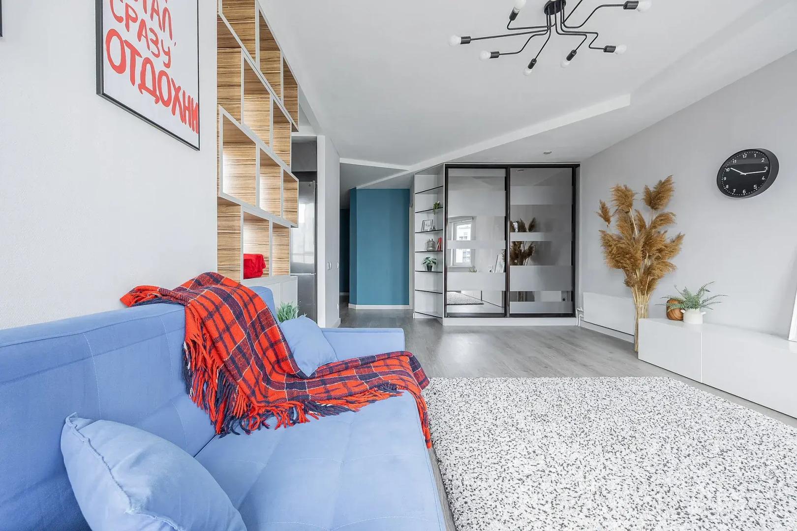 Квартира Просторная с видом на Волгу