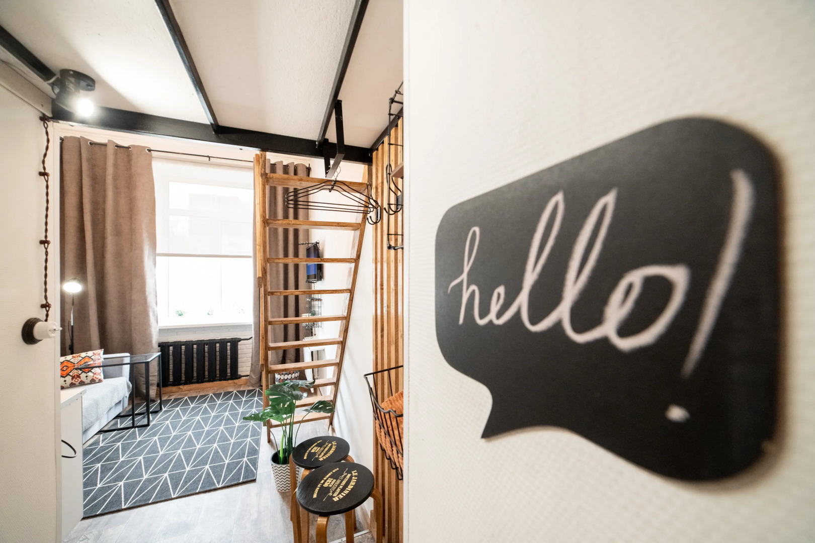 Квартира Питерская Двухуровневая Студия в Центре Красноярска