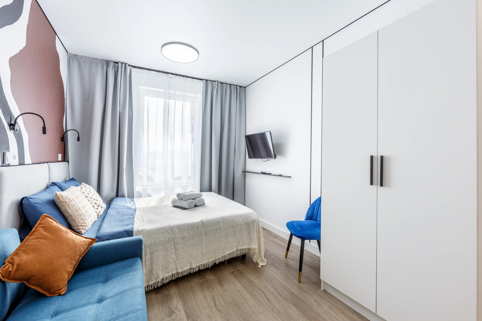 Апартаменты Красивая студия 18 этаж