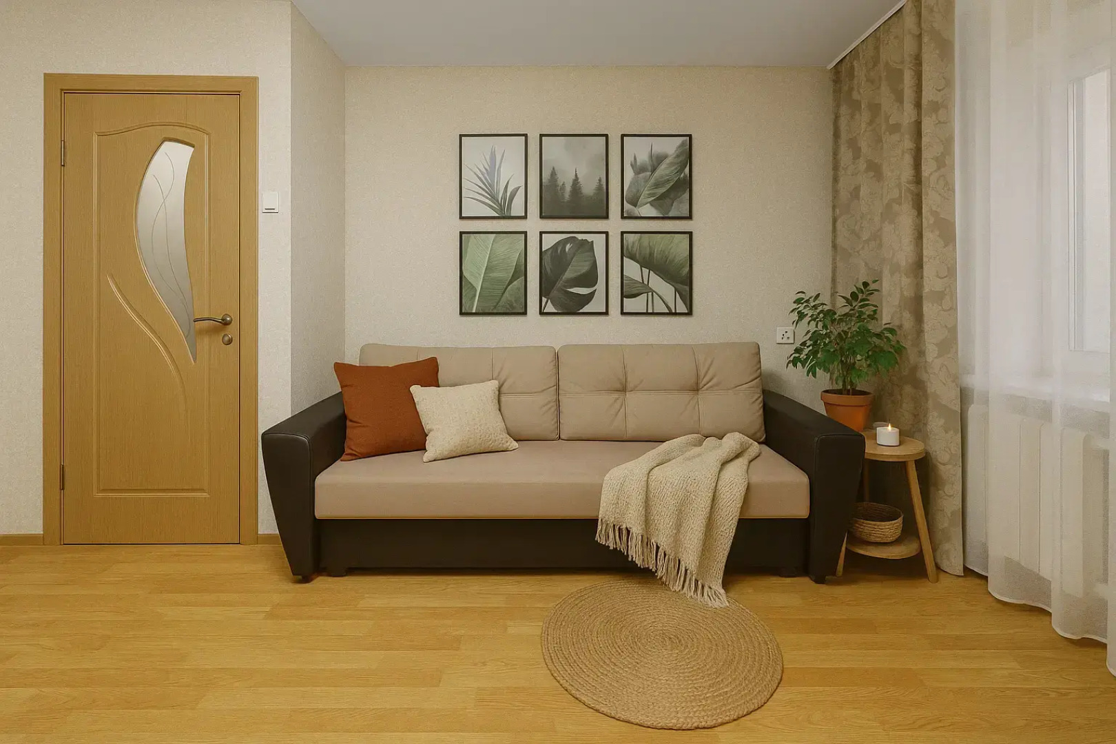 Квартира в центре города уютная