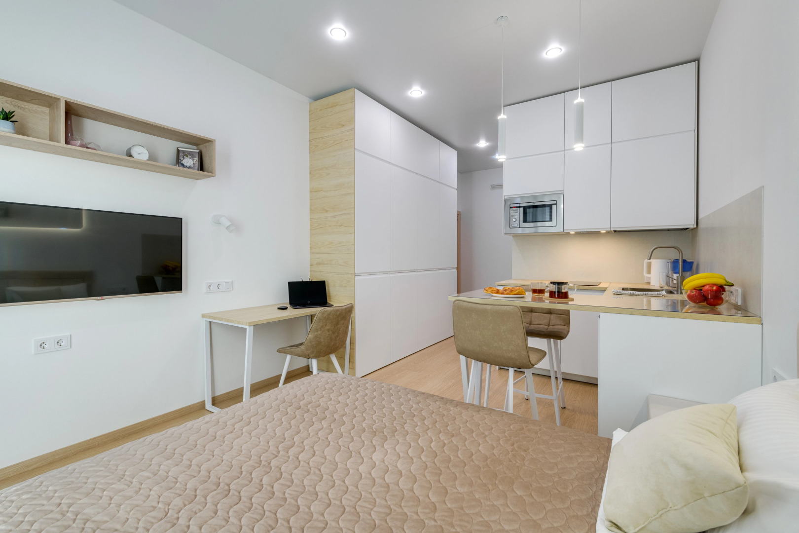 Апартаменты в небоскребе, центр Москвы