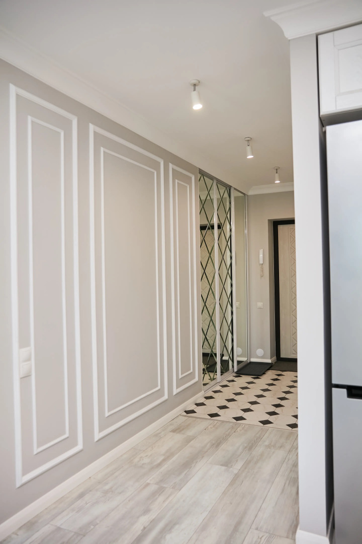 Апартаменты Luma White #2 в центре города с красивым видом на балконе