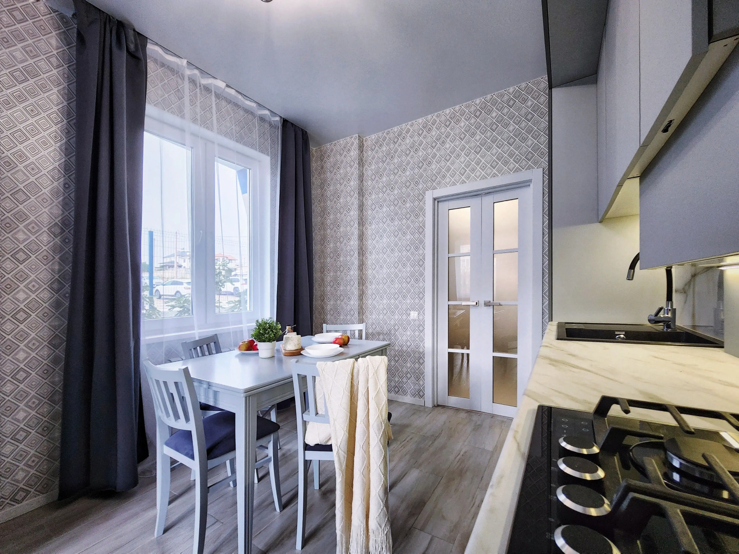 Квартира Уютная на улице Сергея Борзенко