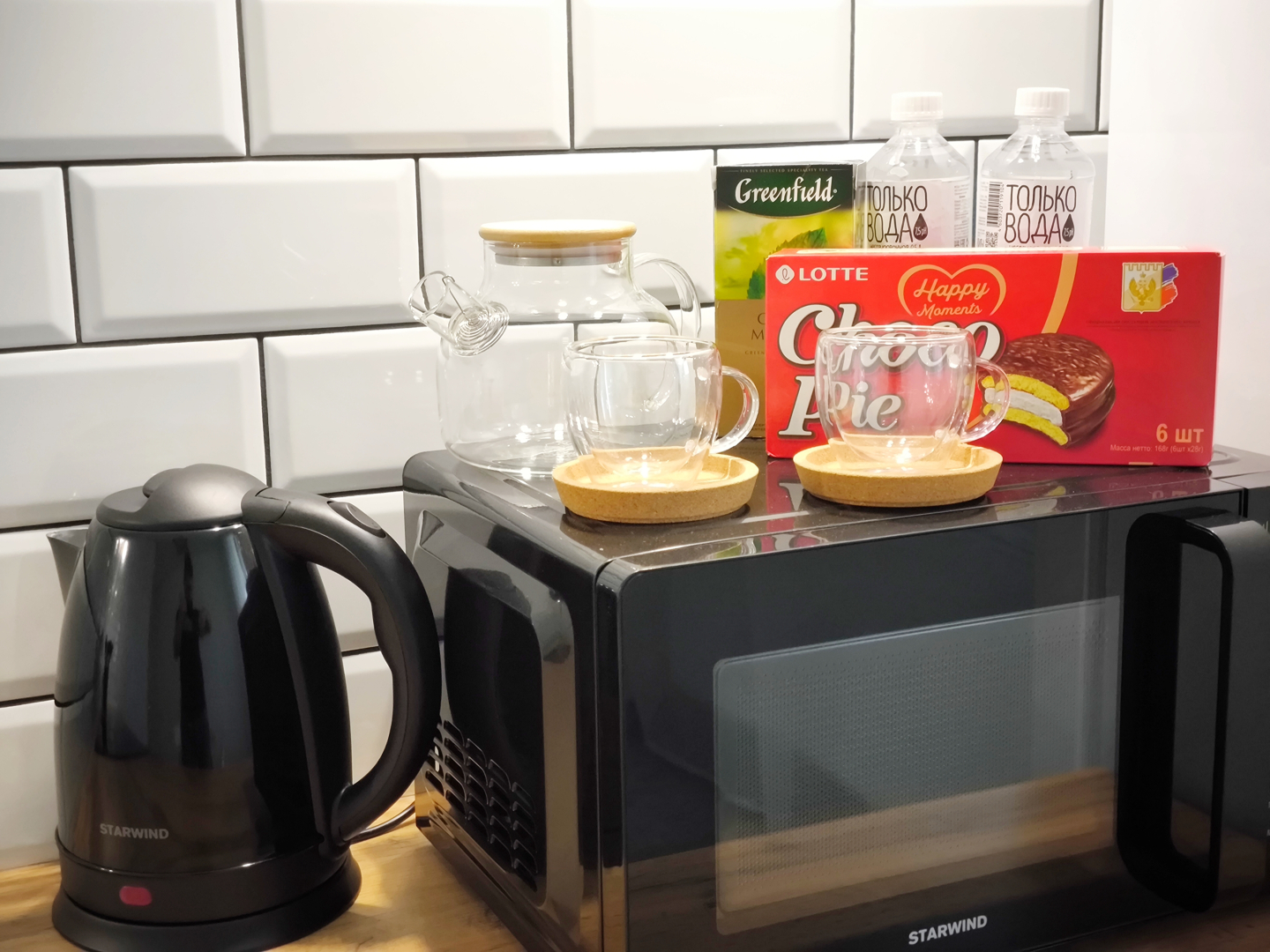 Квартира с большим телевизором и шикарным видом на реку Кубань 2