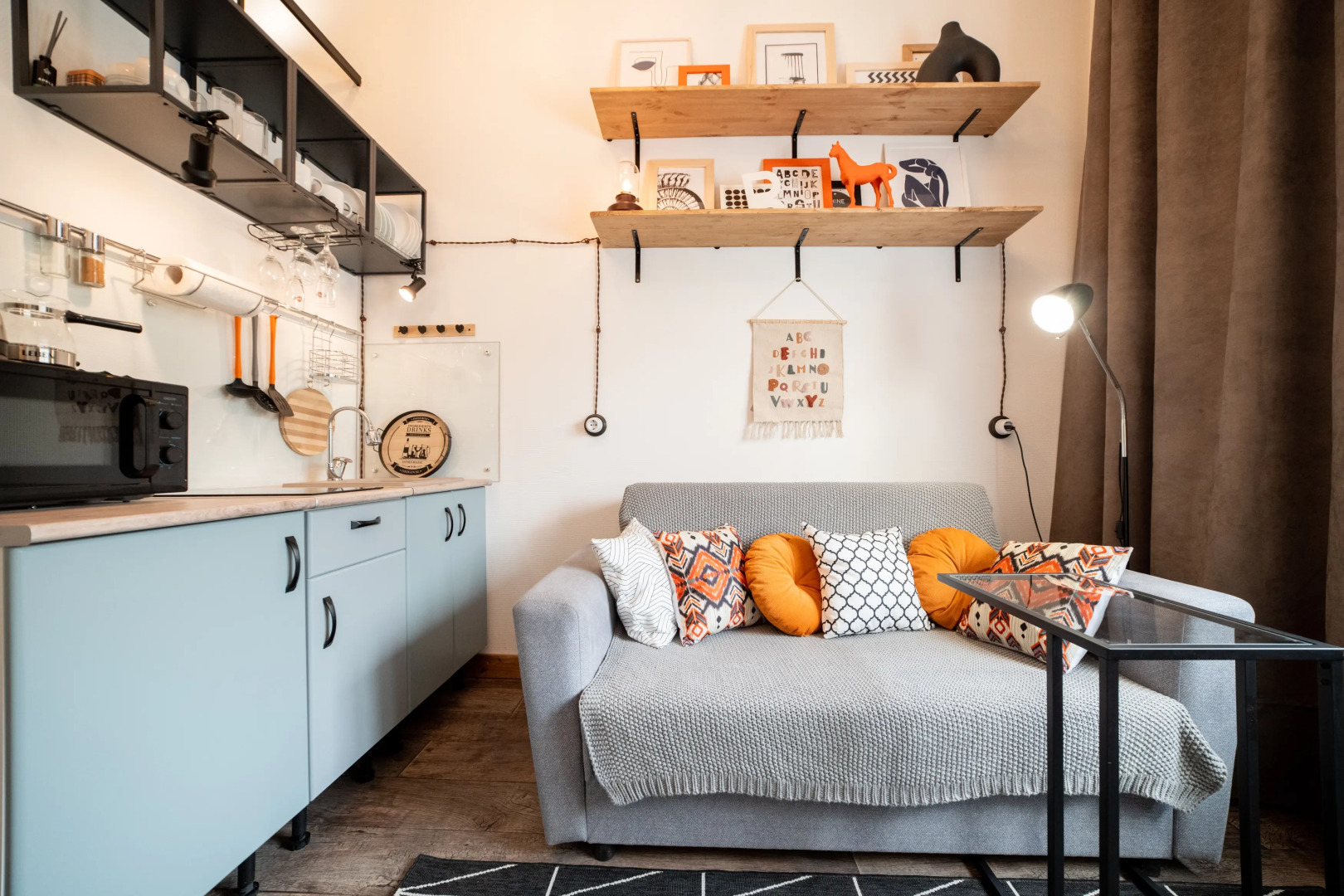 Квартира Питерская Двухуровневая Студия в Центре Красноярска