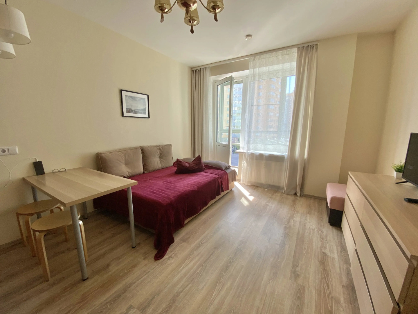 Квартира Уютная Студия Шоколад Рядом с Метро