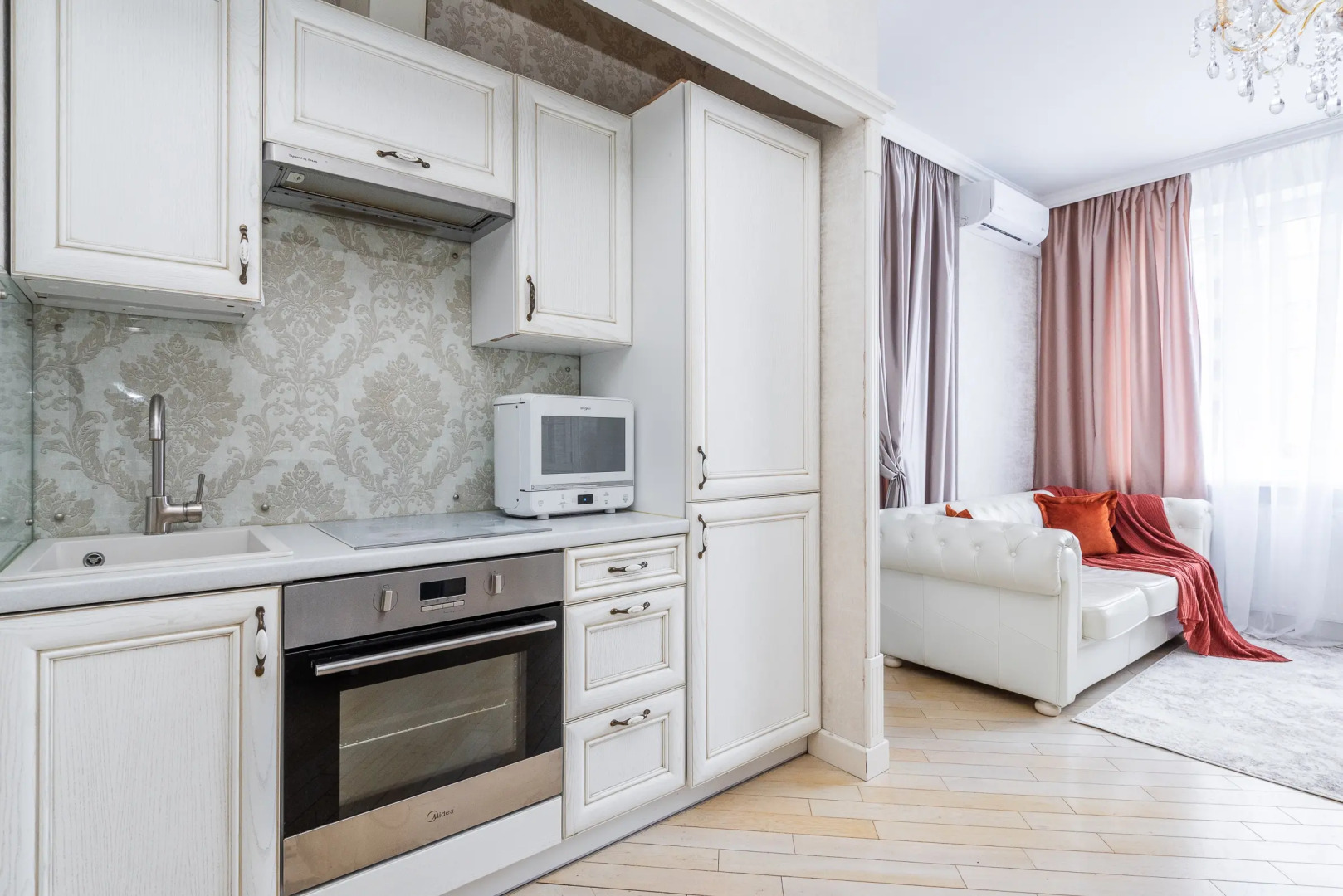 Квартира студия на сутки Центр Быстрое заселение Wi-Fi Кондиционер Подходит для командировок и отдыха