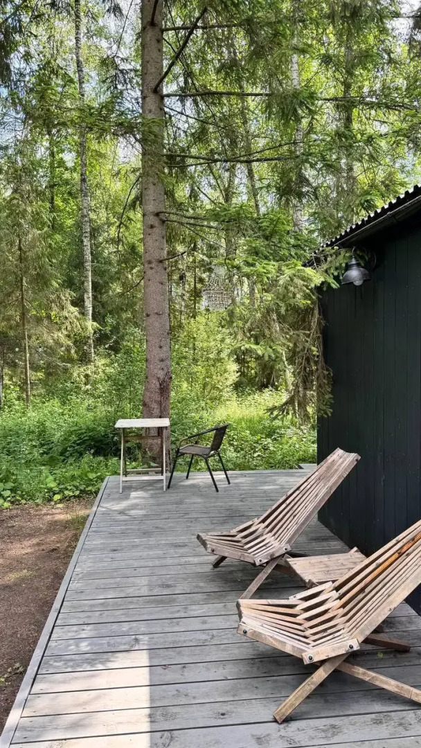 Бунгало С террасой и чаном