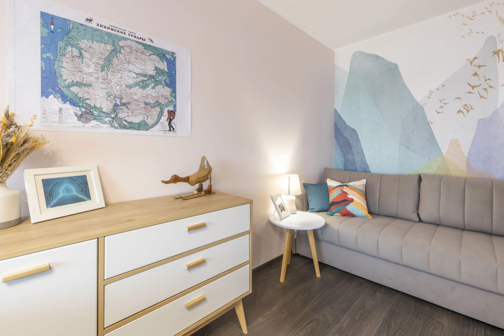 Квартира 2-комн с видом на озеро и горы