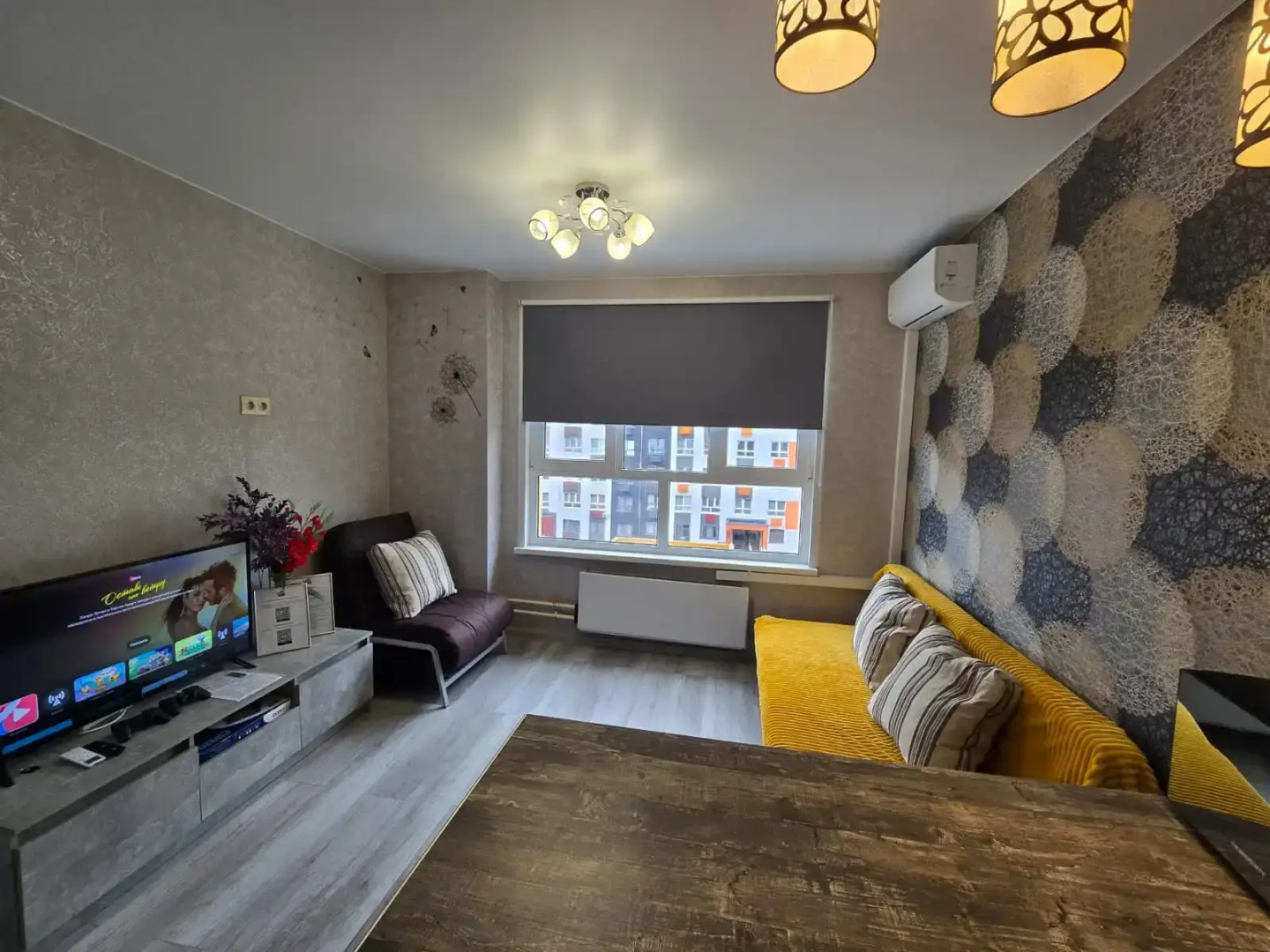 Квартира Роскошная евродвушка DeluxeApart 2 на Новой Риге