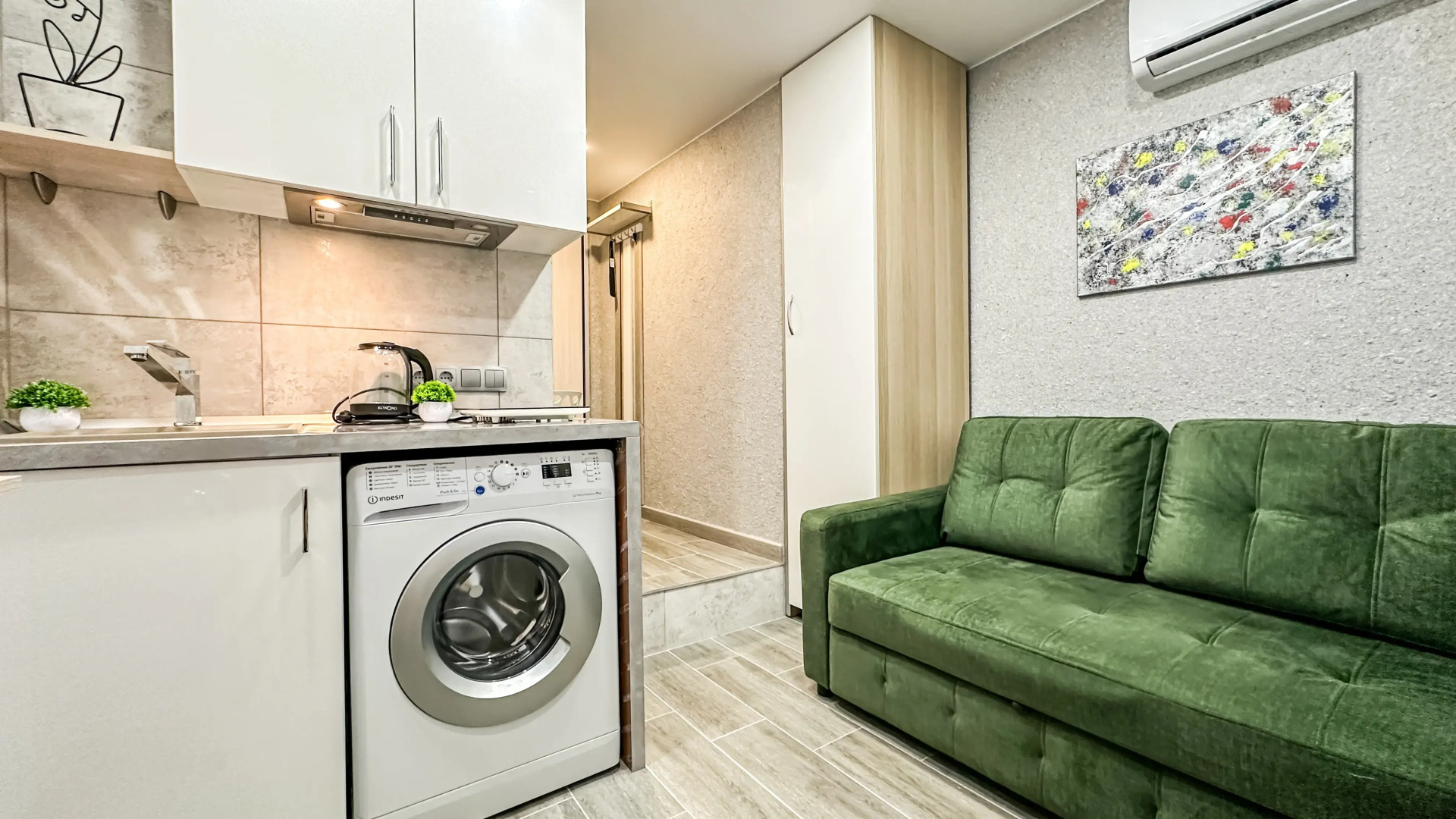 Квартира Уютная Студия у Метро Речной Вокзал