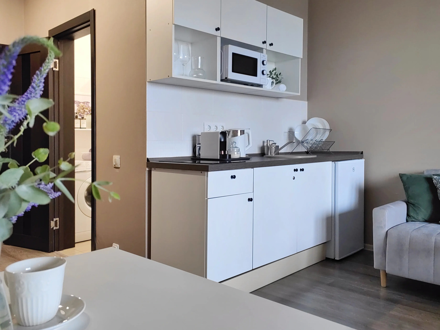 Квартира Velvet с балконом и видом на реку