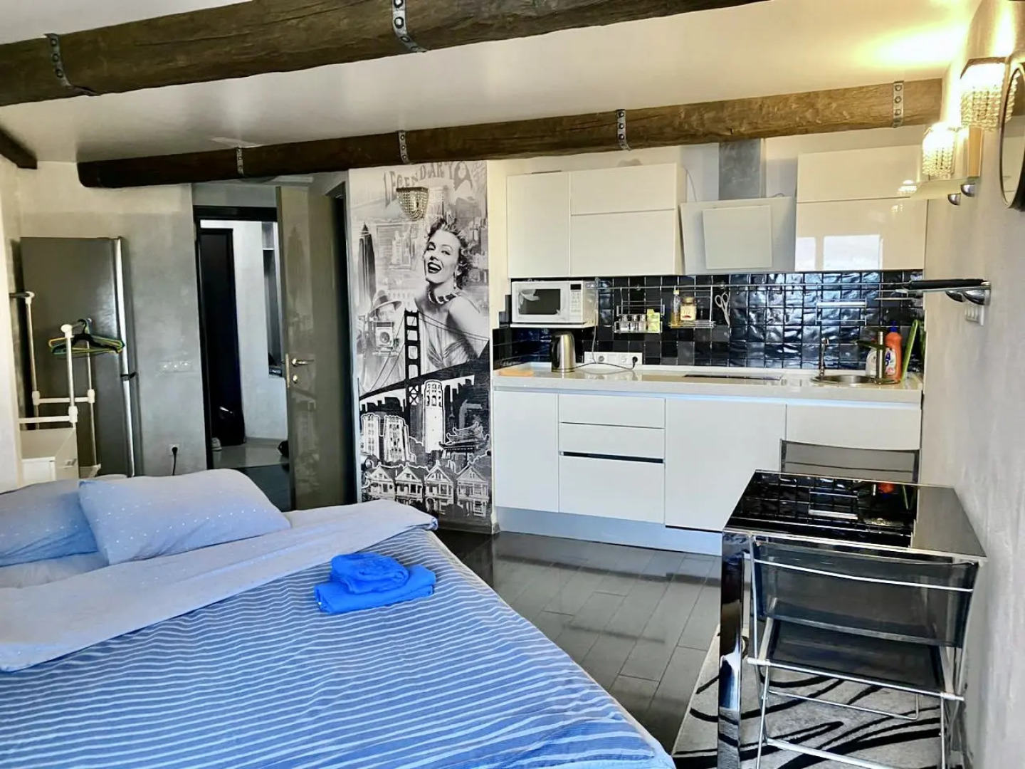 Квартира Студия на высоком этаже на Авроровской, 17