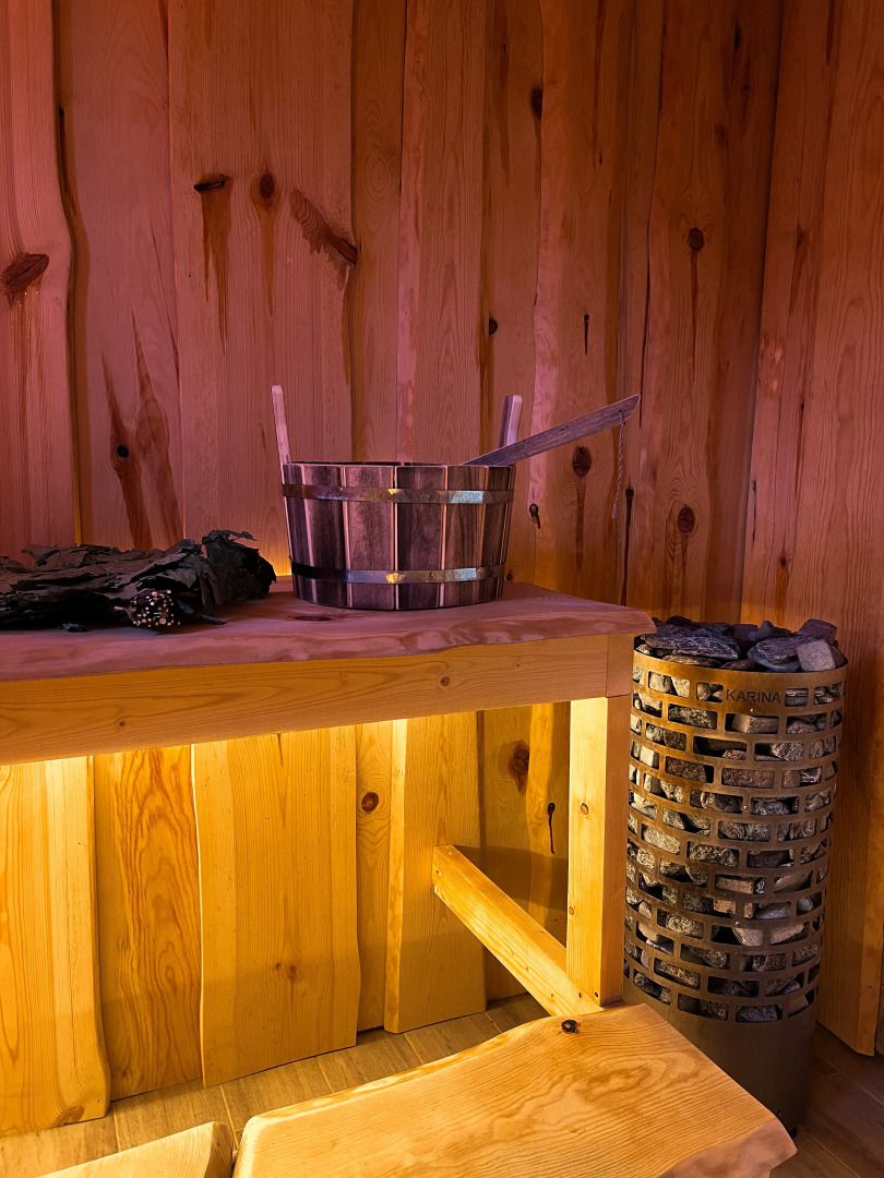 Домик "Сказочный Лес" с гриль-мангалом, костровой и большой сауной