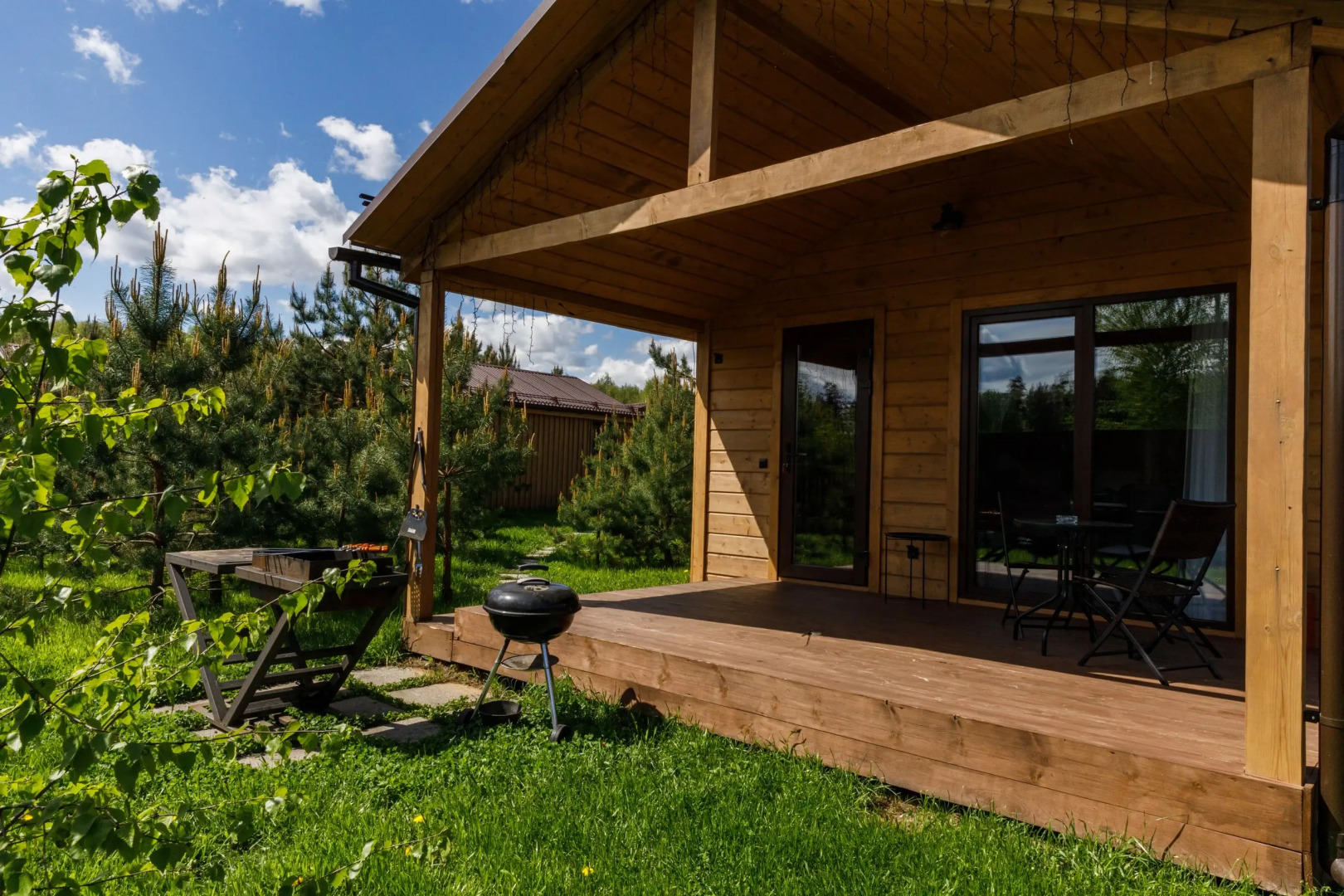 Частный дом 40м в лесной зоне рядом со Звенигородом