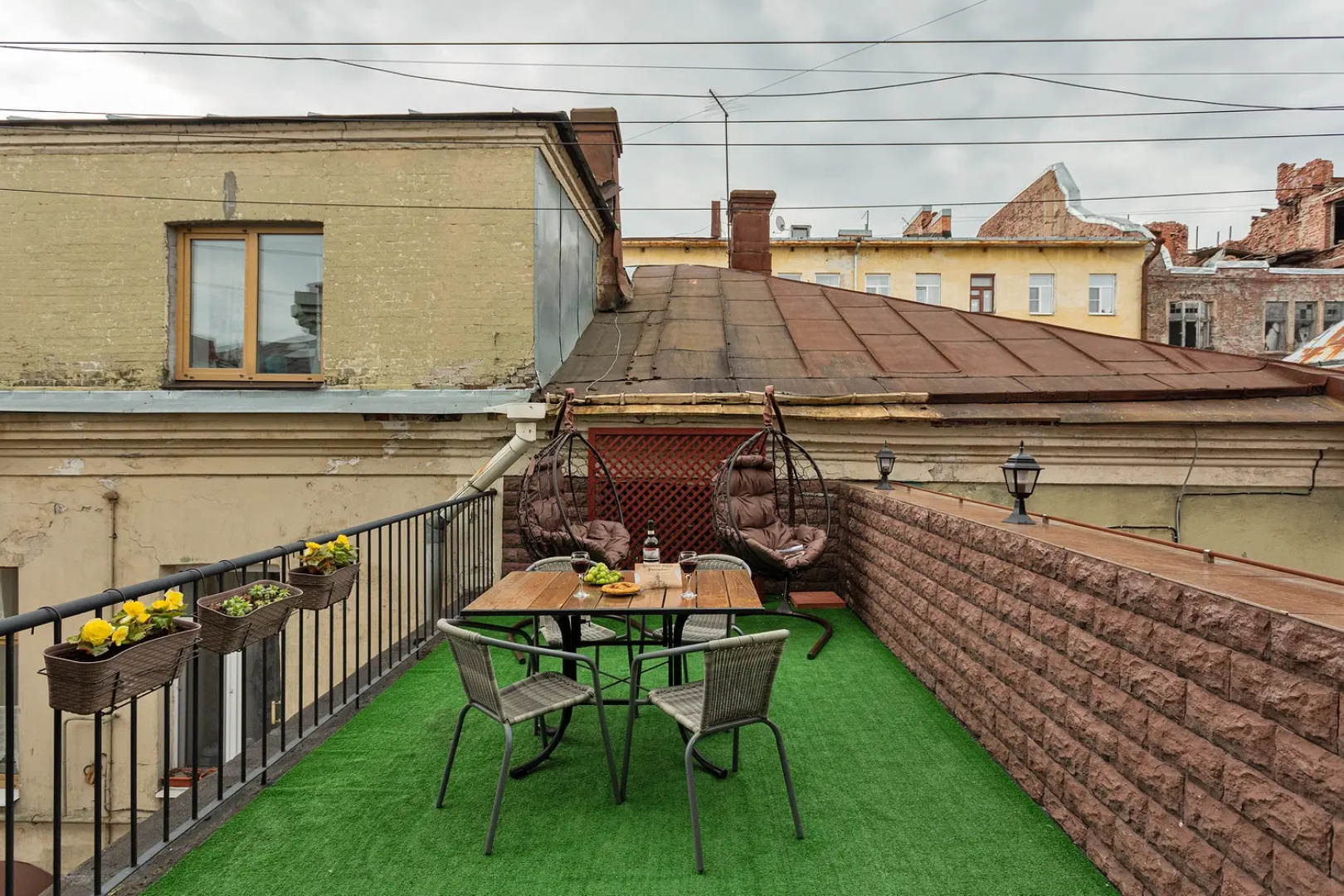 Апартаменты J&N Apartments с камином и летней террасой в самом центре исторического Выборга Краснофлотская 1