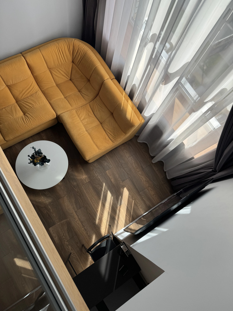 Апартаменты Двухуровневая студия с захватывающим видом на город