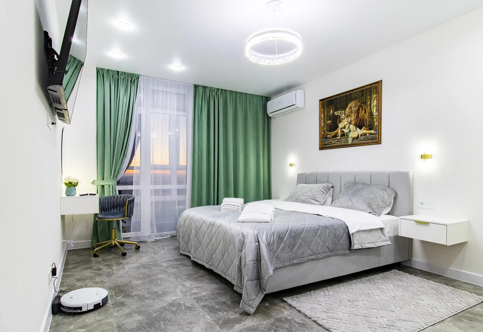 Квартира Волжский с сауной