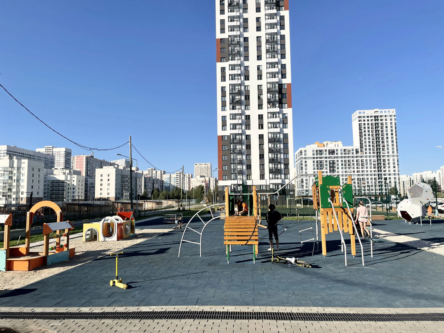 Квартира Студия с видом в современном районе