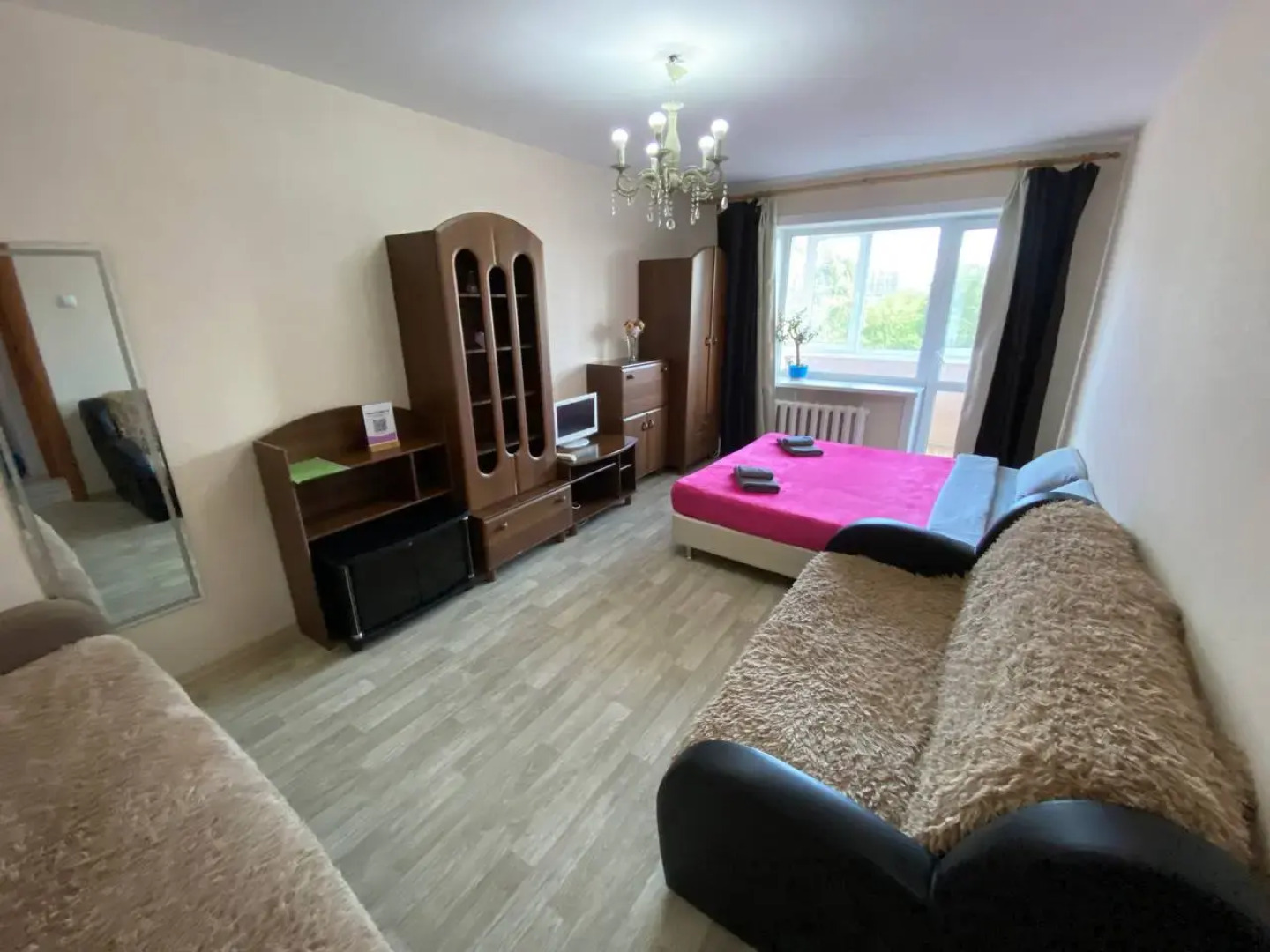 Квартира Солнечная Однушка у Площади Победы