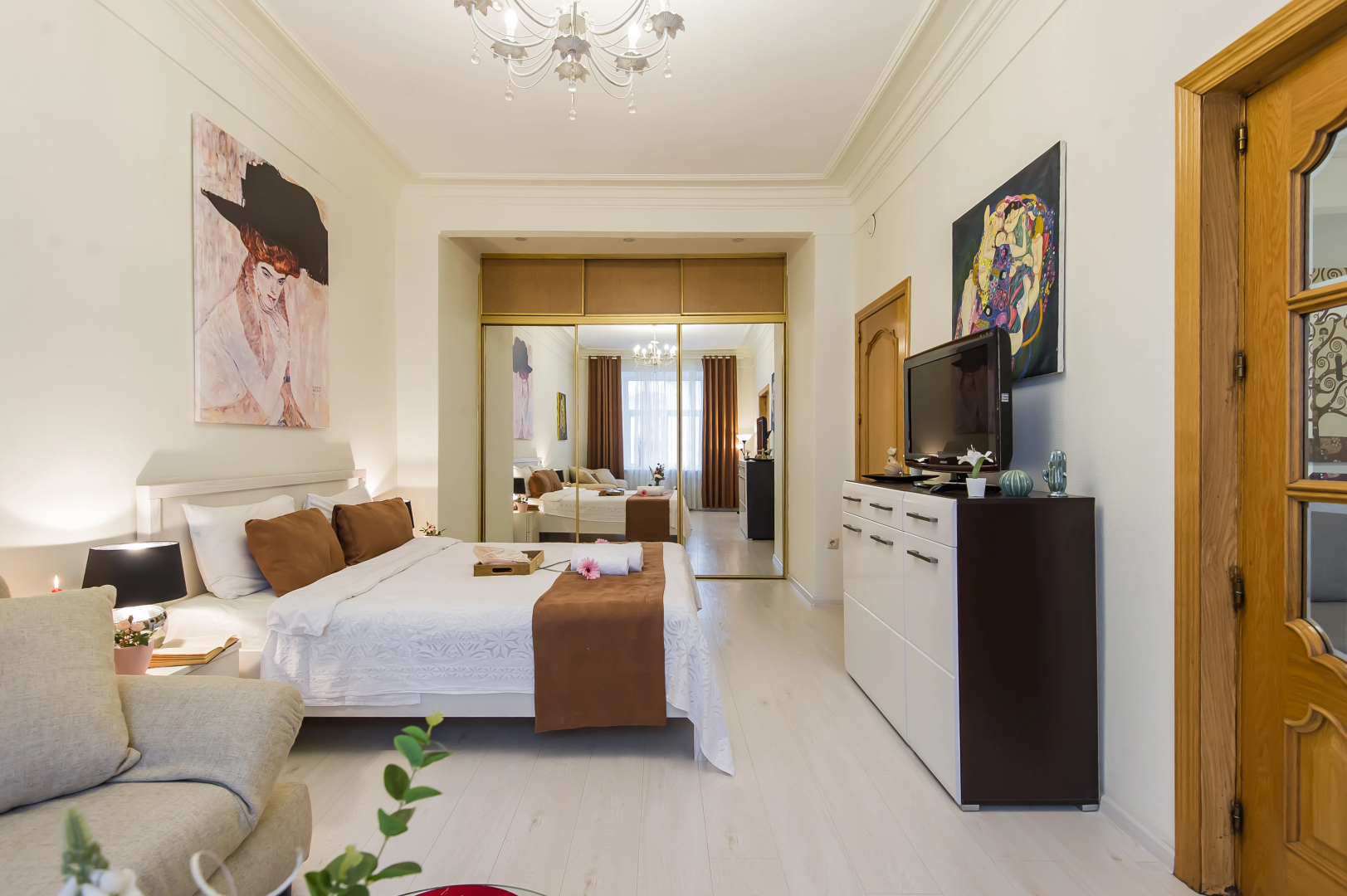 Квартира GM Apartments с Видом на МИД