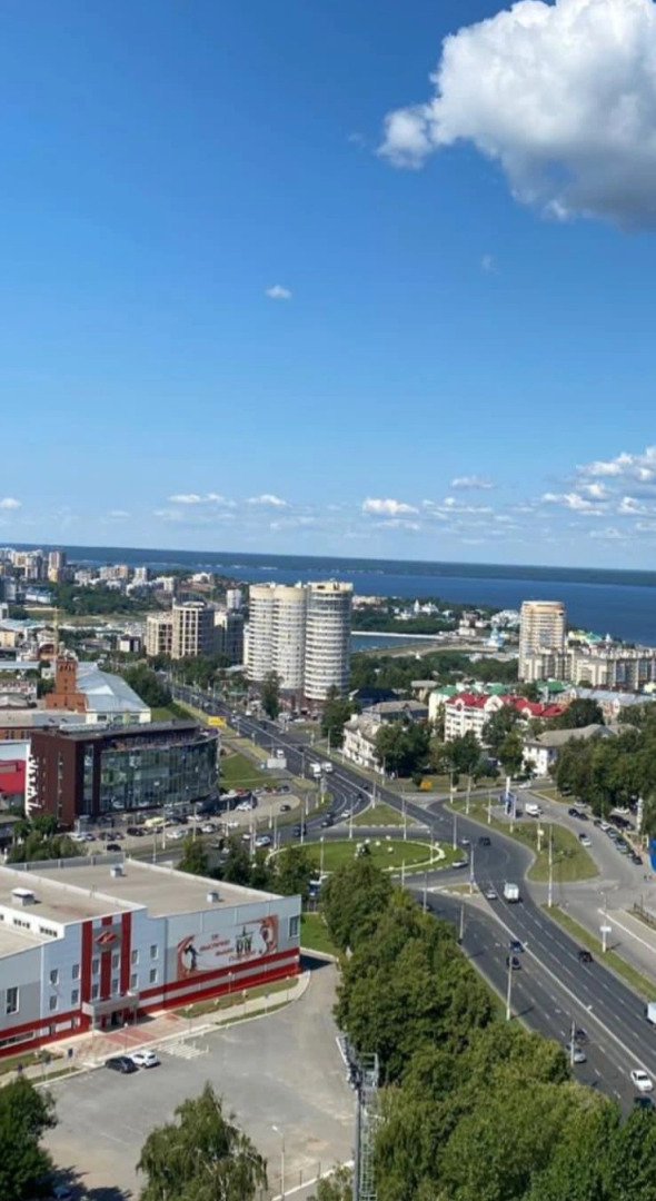 Квартира с Видом на Волгу и Город