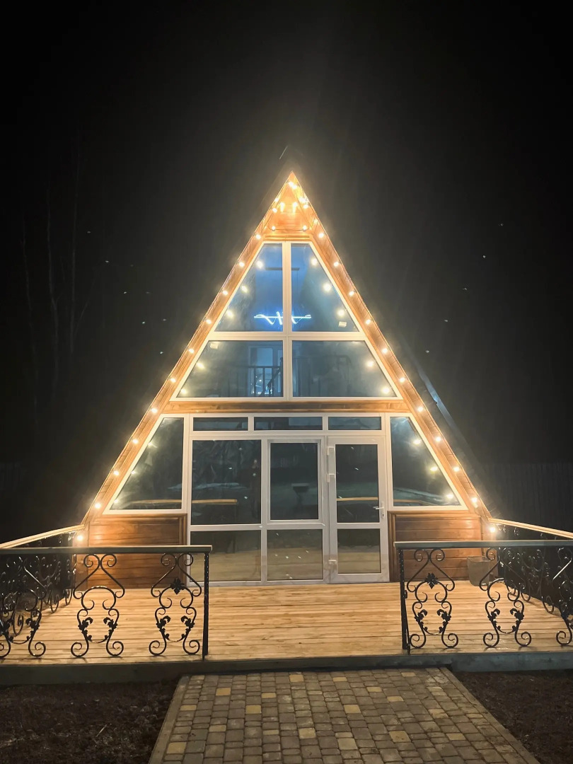 Частный дом A-Frame на берегу реки Керженец